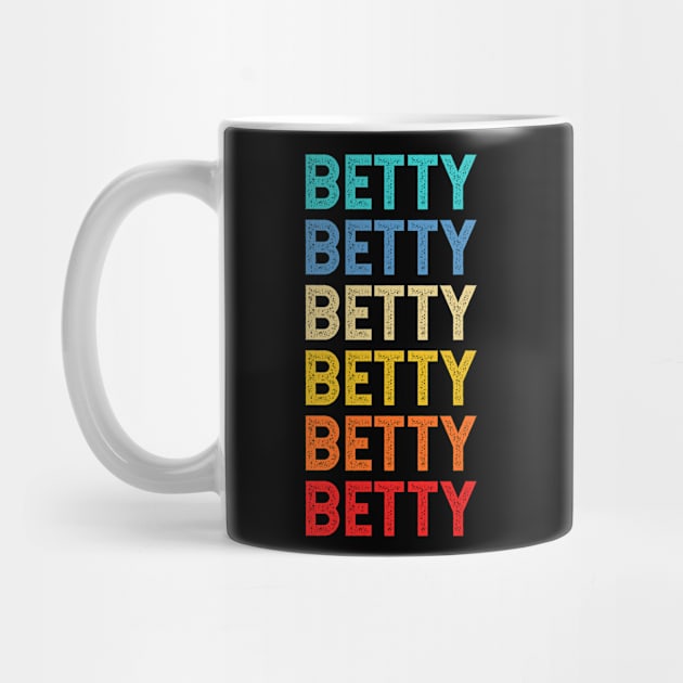 Betty Name Vintage Retro Custom Gift Named Betty by CoolDesignsDz